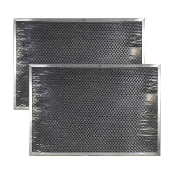 2Pack Air Filter Factory 125/8 x 1915/16 x 3/8 Range Hood Charcoal