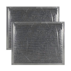 2 Pack Aluminum Mesh Grease Charcoal Carbon Combo Range Hood Basket Filter Replacement
