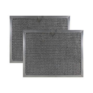 2 Pack Aluminum Mesh Grease Charcoal Carbon Range Hood Filter Replacement