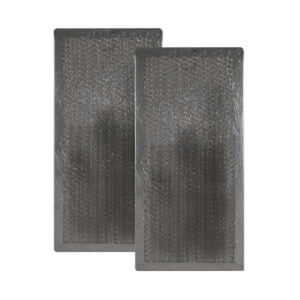 2 Pack Aluminum Mesh Grease Microwave Oven Filter Replacement