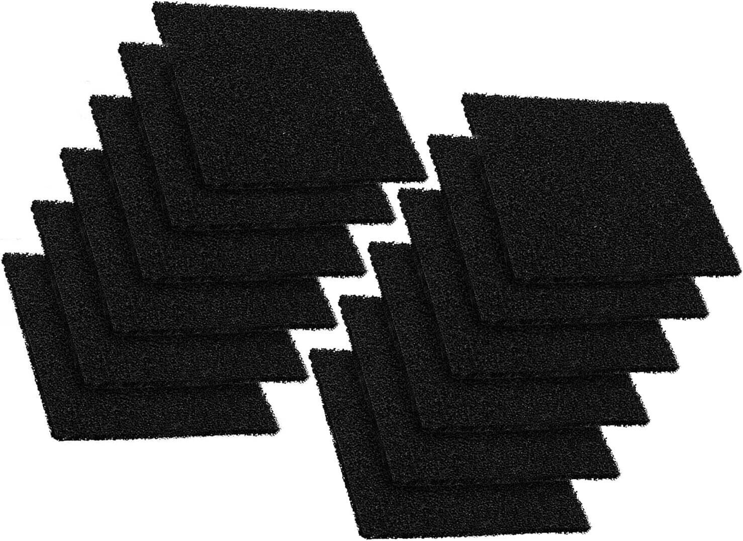 (12 Filters) Compatible Food Waste Caddy Charcoal Carbon Odor Filters