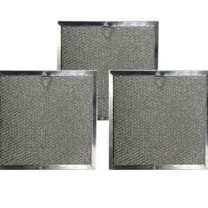 (3 Pack) Compatible Aluminum Mesh Grease Range Hood Filter Replacements